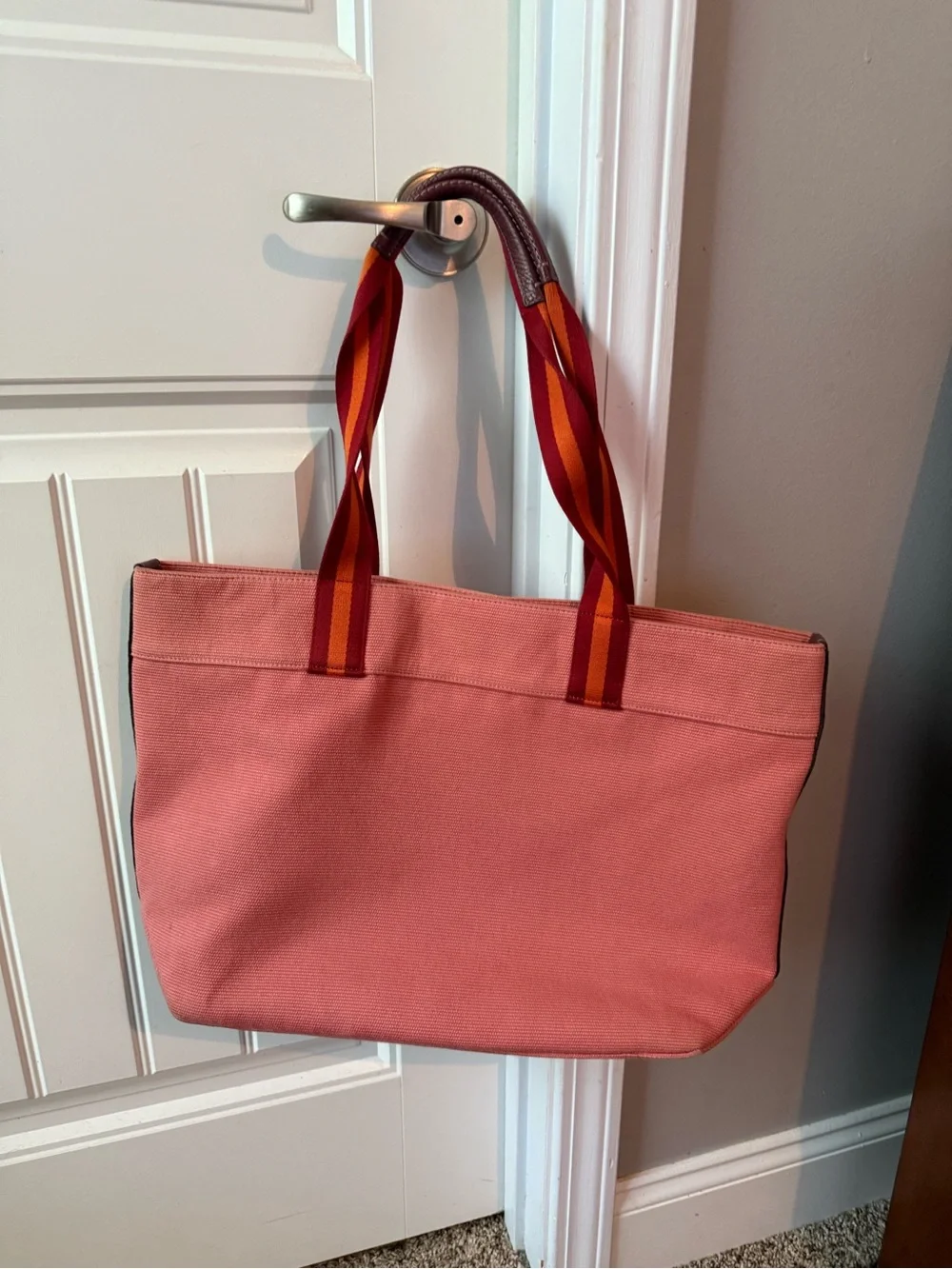 Vintage Coach Canvas Tote